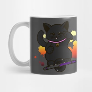 Onewheel Cat Black Mug